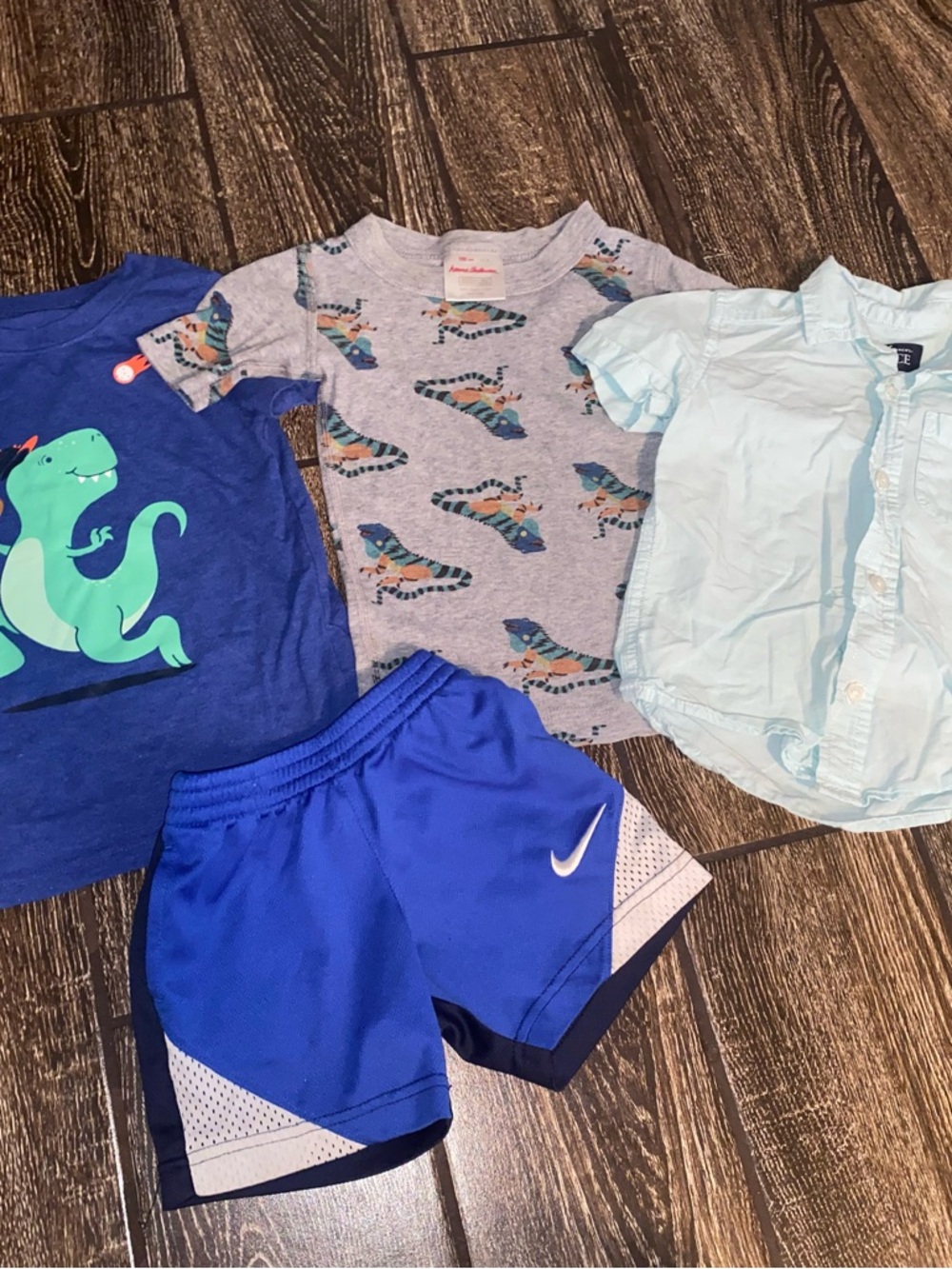 Nike Royal Blue Athletic Shorts + Mix-and-Match Boys Tops